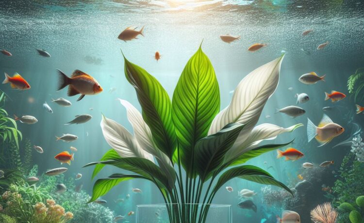 aquarium peace lily